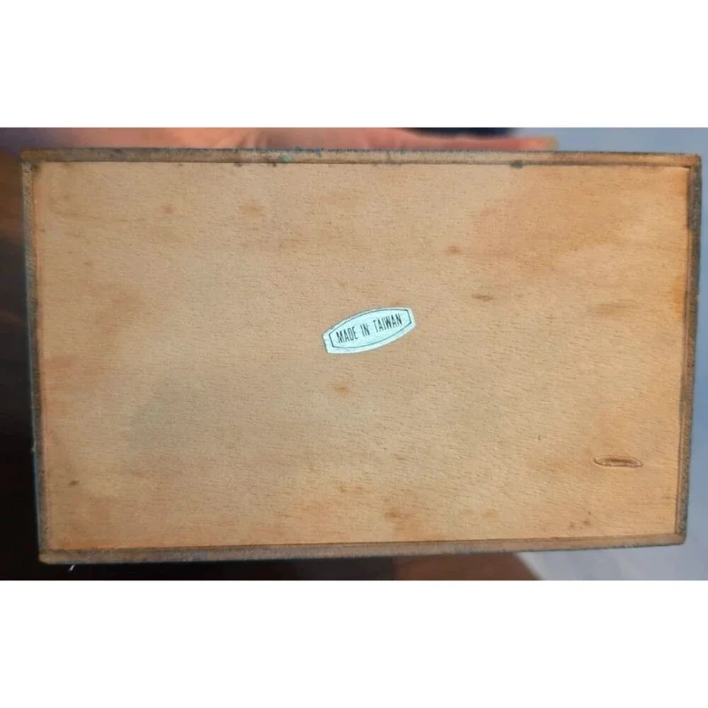 Vintage Wooden House Recipe Box 119 Recipes Blank Cards Dividers Taiwan